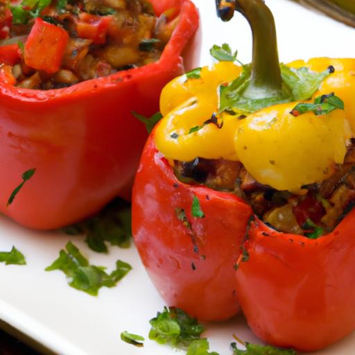 Flavor-Packed Stuffed​ Bell Peppers with Savory Ground Turkey