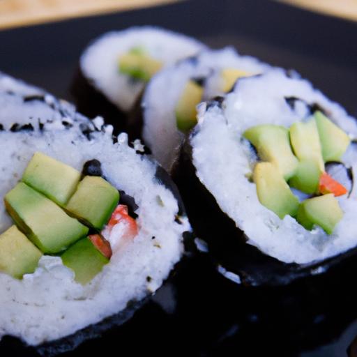 Deliciously‌ Fresh: Vegan⁤ Sushi Rolls with avocado &⁤ Cucumber