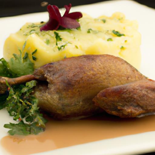 Savor the ​Richness:​ Duck confit⁢ Meets ⁤Garlic Mashed Potatoes