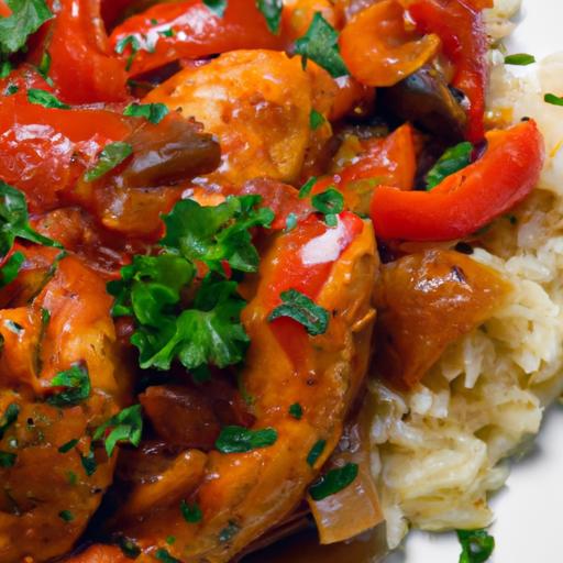 One-Pan Skillet Chicken Cacciatore: simple Italian Comfort