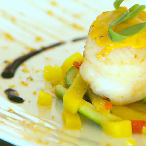 Savor Monkfish Medallions Paired with ⁣Zesty​ Saffron Aioli