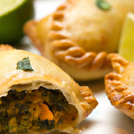 Zesty Spiced Lamb Empanadas Paired with Vibrant Chimichurri