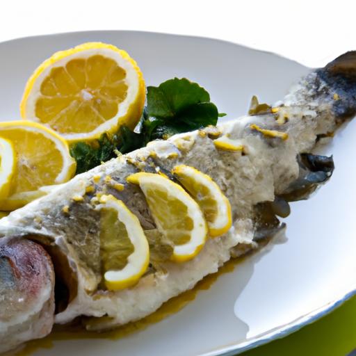 Zesty baked Trout with Lemon & Parsley: A Fresh Delight