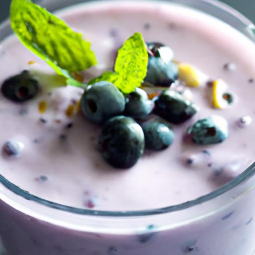 Refreshing‌ Blueberry Smoothie with‌ Creamy ‍Almond Milk Boost