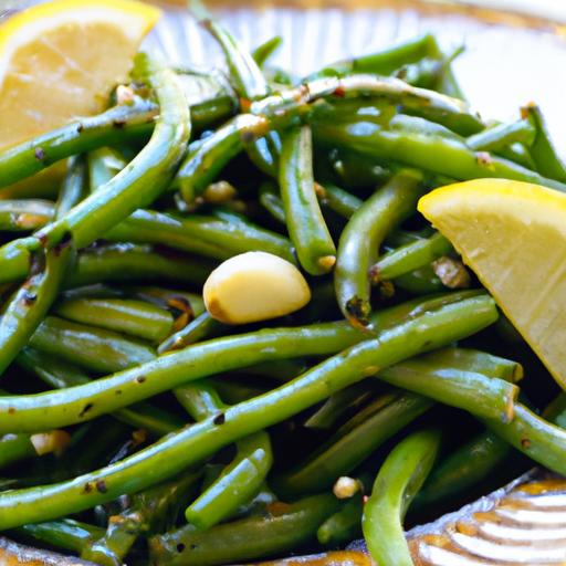 Zesty Green Bean Salad with lemon & Garlic Twist
