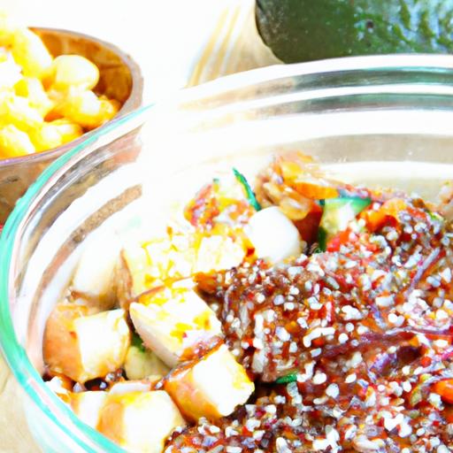 Quinoa ⁣Sushi Bowl ⁢Delight: ‍Fresh Flavors with Soy⁢ Dressing