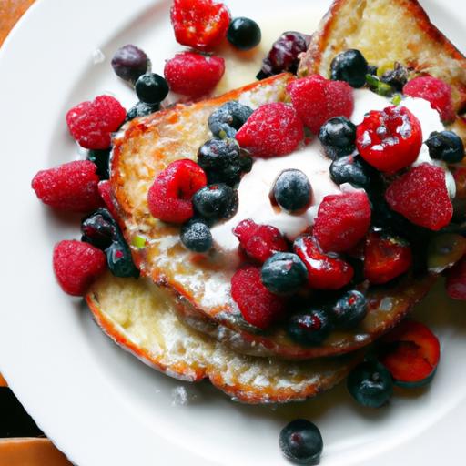 Decadent⁤ Brioche French Toast with Berries &‍ Mascarpone Delight