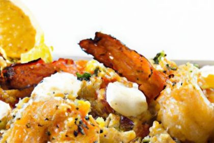 Savor Simplicity: One-Pan Garlic Butter Shrimp & Quinoa Delight
