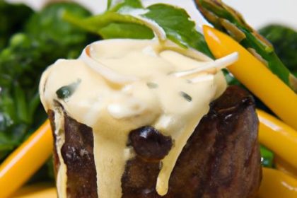 Perfectly Seared Filet Mignon with Classic Béarnaise Sauce