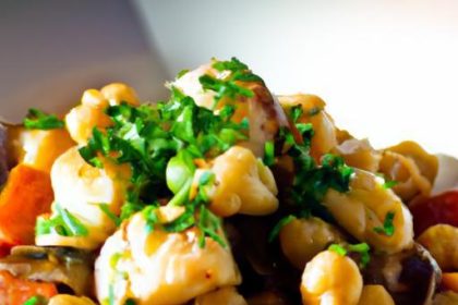 Hearty Hake Meets Flavorful Chickpea Stew-Chorizo-Free!
