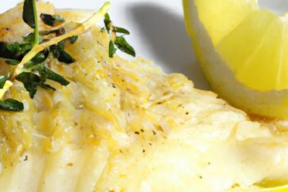 Zesty Baked Cod with Lemon and Fresh Thyme Delight