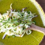 Crunchy Kohlrabi Slaw with Zesty Creamy Dill Dressing
