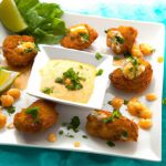 Crispy Clam Fritters Paired with Zesty Tartar Dip Delight