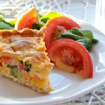 Sunrise Delight: Tomato & Spinach Breakfast Quiche Recipe